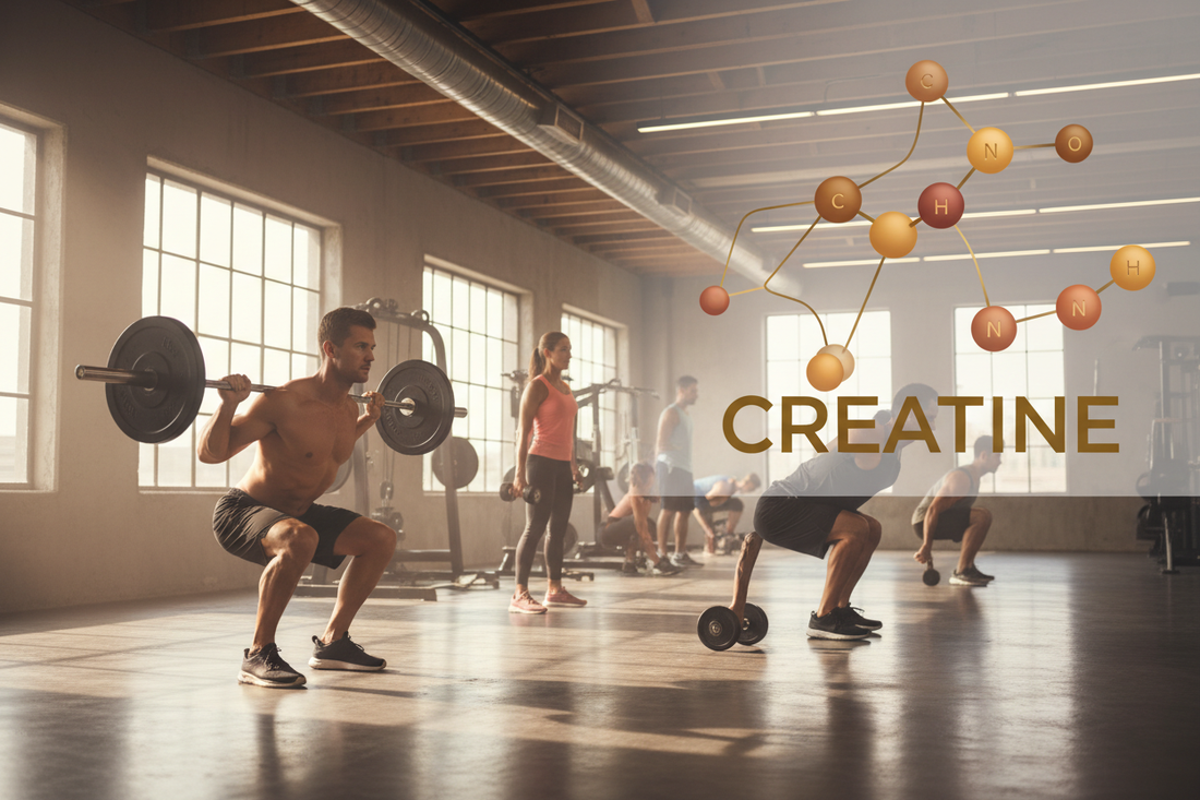 Creatine-monohydraat: spierkracht, hersenenergie en functionele longevity